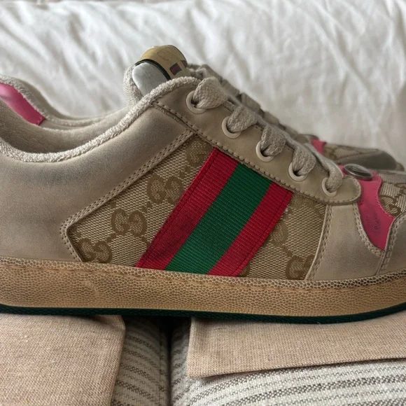 NIB! Gucci Screener Sneakers, size 40 - Picture 8 of 11
